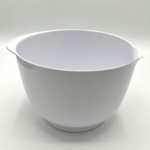 OGGI 2.25 Qt. White Melamine Mixing Bowl With Spout - Replacement Nesting Bowl